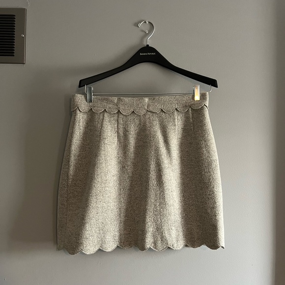 Club Monaco Wool Scalloped Skirt - Picture 1 of 1